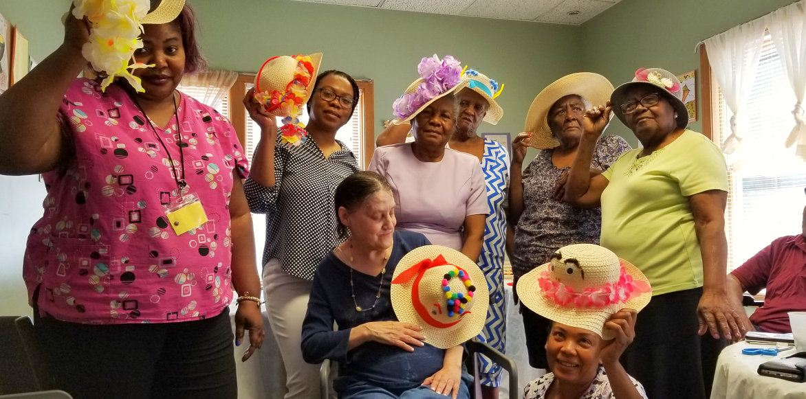 women wearing hat